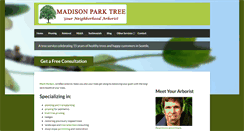 Desktop Screenshot of madisonparktree.com